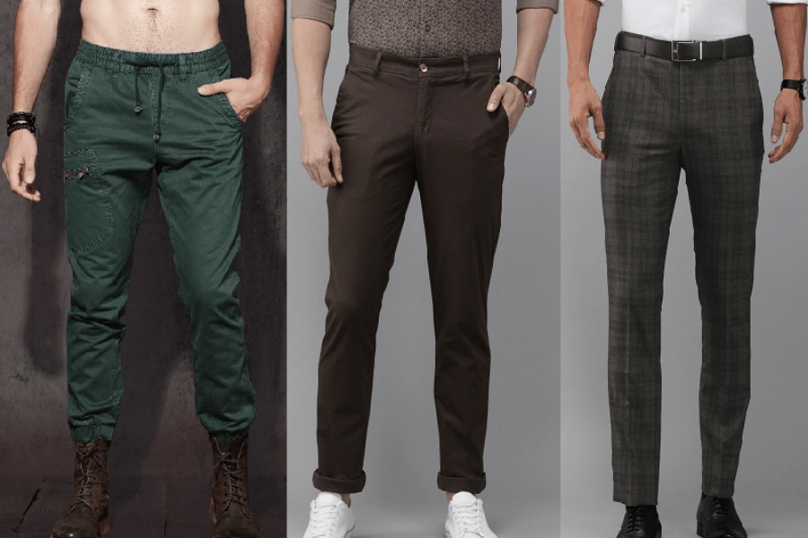 męskich spodni na co dzień
